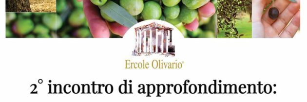 Ercole Olivario 2021: 2° incontro di approfondimento sul tema dell’olio